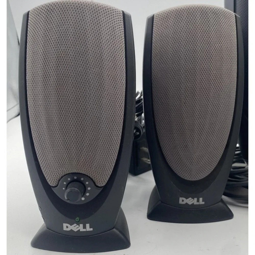 Vintage Dell Desktop Computer Speakers Model A215